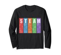 EDUCAZIONE del Vapore Scienza Tecnologia Ingegneria Arti Matematica Maglia a Manica