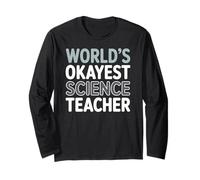 Educazione divertente dell'insegnante di scienze più buono del mondo Maglia a Manica