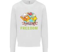 Educazione È Libertà Insegnamento Insegnante Uomo Felpa Maglione