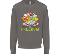 Educazione È Libertà Insegnamento Insegnante Uomo Felpa Maglione