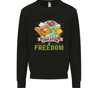 Educazione È Libertà Insegnamento Insegnante Uomo Felpa Maglione