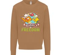 Educazione È Libertà Insegnamento Insegnante Uomo Felpa Maglione