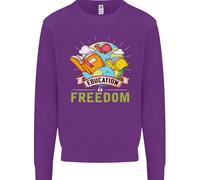 Educazione È Libertà Insegnamento Insegnante Uomo Felpa Maglione