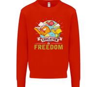 Educazione È Libertà Insegnamento Insegnante Uomo Felpa Maglione