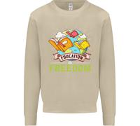 Educazione È Libertà Insegnamento Insegnante Uomo Felpa Maglione