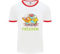 Educazione È Libertà Insegnamento Insegnante Uomo Ringer