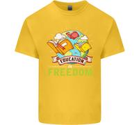 Educazione È Libertà Insegnamento Maglietta Per Bambini Ragazzi E Ragazze