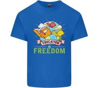 Educazione È Libertà Insegnamento Maglietta Per Bambini Ragazzi E Ragazze