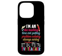 Educazione speciale TVI Teacher Squad Time Out Insegnante VIT Custodia per iPhone 14 Pro