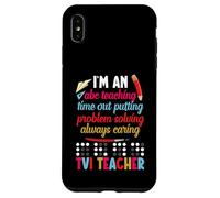 Educazione speciale TVI Teacher Squad Time Out Insegnante VIT Custodia per iPhone XS Max