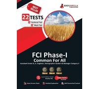 EduGorilla Prep Experts FCI Phase 1 Exam 2023 (Tascabile)