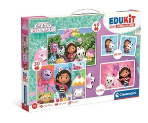 Edukit 4 en 1 Gabby et la maison magique CLEMENTONI