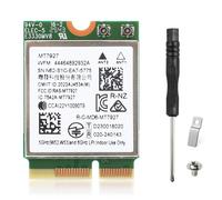 EDUP Adattatore di rete wireless Wi-Fi 7 Card BE9300 Tri-Band, 802.11be 2.4/5/6GHz, Bluetooth 5.4, MLO, M.2 Key E 2230 Wi-Fi 7 Module Card per PC portatile, Intel & AMD, Windows 11 e Linux Kernel 6.8+