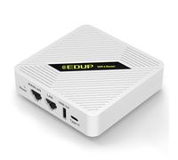 EDUP Mini router da viaggio WiFi 6, progettato per Starlink Gen 2/Gen 3/Mini, Dual-Band 1800 Mbps, MU-MIMO, supporto VPN, funzione NAS, 120 dispositivi, integrazione Starlink senza soluzione di