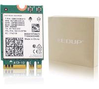 EDUP Scheda WiFi 6E Intel AX210 NGW, Bluetooth 5.3, adattatore di rete Tri-Band MU-MIMO, supporto Wi-Fi 6 GHz 11AX, compatibile con Windows 10/11 (64 bit) e Linux, M.2/NGFF