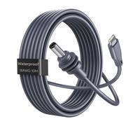 EDUP Starlink Cavo di alimentazione Mini USB C a DC, PD100W, ingresso USB tipo C a DC, cavo impermeabile 18 AWG per Starlink Mini, compatibile con fonti di alimentazione PD da 100W+ (10m)