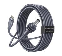 EDUP Starlink Cavo di alimentazione Mini USB C a DC, PD100W, ingresso USB tipo C a DC, cavo impermeabile 18 AWG per Starlink Mini, compatibile con fonti di alimentazione PD da 100W+ (5m)