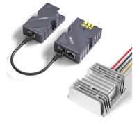 EDUP Starlink GigE PoE Injector 150W, Starlink Dish Cable Adapter to RJ45, Starlink DC Step UP Converter 12V to 48V, Work for Starlink Dish V2 Internet Kit Satellite Network to Router/Desktop/Laptop