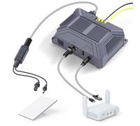 EDUP Starlink - Mini iniettore PoE e adattatore splitter Ethernet Starlink da 12 V per Starlink Mini, tipo a saldatura, RJ45 150 W GigE Passive PoE