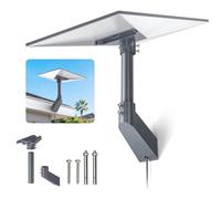 EDUP® Supporto a Muro in Alluminio per Starlink Standard Gen 3, 4 & 4X | Robusto Palo Esterno in Lega con Distanza 12cm, Adattatore Incluso e Doppio Kit di Montaggio per Cemento o Legno