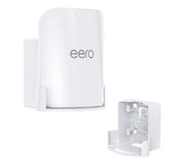 EDUP Supporto da Parete per eero Pro 7, Design Salvaspazio con Gestione dei Cavi, Solo per eero Pro 7, Montaggio a Parete o Presa - Viti e Guida Rapida Inclusi (Bianco, Confezione da 1)