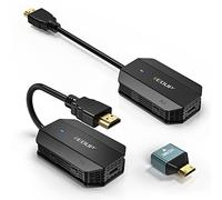 EDUP Trasmettitore e Ricevitore HDMI Wireless, HDMI Wireless Extender per Trasmettere Audio e Video HD a Monitor/Laptop/PC/TV Box/Proiettore, Plug & Play 1080P Full HD H DMI Trasmissione Radio