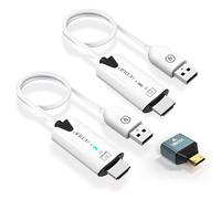 EDUP Trasmettitore e Ricevitore HDMI Wireless, Plug & Play 1080P Full HD HDMI Wireless Extender per Trasmettere Audio e Video HD a Monitor/Laptop/PC/TV Box/Proiettore, H DMI Trasmissione Radio