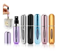 EduPlayte Atomizzatore Di Profumo - Mini Bottiglia Spray Portatile, 6 Pezzi Porta Profumi Da Viaggio, Piccolo E Portatile, Buono Per Passeggiate, Viaggi E Feste (5 Ml)