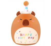 EduPlayte Peluche Capybara Bambola, 25cm Capibara Peluche con Cappello Giocattolo, Happy Everyday Marrone Pupazzo Decorazioni Regalo per Bambini Adulti e Fans