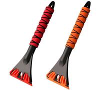 EduPlayte Raschietto per ghiaccio con lama larga in gomma morbida da 11 cm, essenziale per l'inverno, efficace e senza graffi, rimozione di ghiaccio, neve e gelo per parabrezza e finestrini di auto e