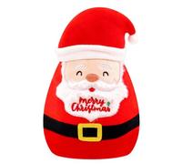 EduPlayte Santa peluche cuscino giocattolo, cuscino di Babbo Natale con un pelo corto, dolce peluche bambola morbido cotone bambola,per bambini ragazze ragazzi compleanno Natale
