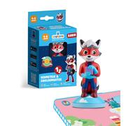 Edurino Figura Robin Geometria & Numeri a partire dai 4 anni in su, con app, gioco di apprendimento innovativo e digitale, riconoscere i modelli dei numeri, scopri la geometria e la simmetria