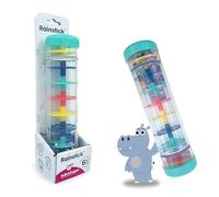 Edushape - Barra antipioggia da 20,3 cm, giocattolo per bambini, tubi sensoriali, strumenti musicali, giocattolo per la pioggia per bambini per lenire i suoni della pioggia, giocattoli perfetti per il