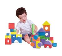 EDUSHAPE Costruzioni con Blocchi Tattili in Eva, 30 Elementi