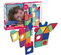 Edushape Magic Shapes - Gioco di Costruzione Magnetico, 54 pz.