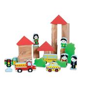 Edushape My Soft World - City Foam Block Construction Toy and Play Set