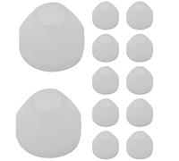 Eduuyvee 12 Pezzi Boccole Penna Bianca Boccole Penna Antiaderente Durevole Boccole Sintetiche Boccole per CA Finitura Pin Tornitura