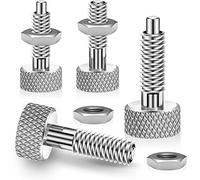 Eduuyvee 4 perni a sgancio rapido, perno a sgancio rapido, pistone a molla retrattile, set di blocco M6 per ruote, cassetta degli attrezzi