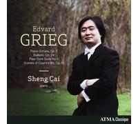 Edvard Grieg Edvard Grieg: Piano Sonata, Op. 7/Ballade, Op. 24/... (CD) Album