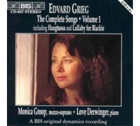 Edvard Grieg Edvard Grieg: The Complete Songs - Volume 1 (CD) Album