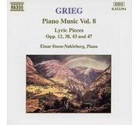 Edvard Grieg Piano Music Vol 8 - Lyric Pieces (CD) Album