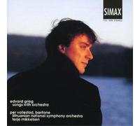 Edvard Grieg Songs With Orchestra (Mikkelson, Lithuanian Nso, Vollestad) (CD)
