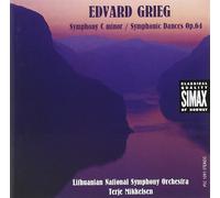 Edvard Grieg Symphony in C Minor (Mikkelsen, Lithuanian National So) (CD) Album