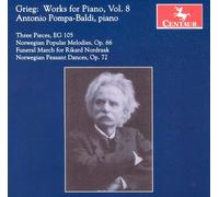 Edvard Grieg Works for Piano 8 (CD)