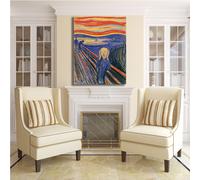 Edvard Munch l'urlo design quadro stampa tela dipinto telaio arredo casa