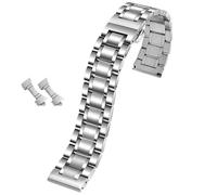 EDVENA 14 15 16 18 19 20 21 22 23 Bracciale for orologio da 24 mm compatibile con uomini e donne Adatto in acciaio inossidabile con cinturini for accessori con cinturino curvo(Silver,14mm)
