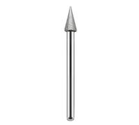 EdvenA 1pc 3mm Gambo Diamante Rettifica Testa Rettifica Ago Bit Burr Mini Trapano for Metallo Vetro Giada Incisione Foratura Intaglio Strumento