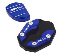 EdvenA Accessori Moto Cavalletto Laterale Pad ausiliario Cavalletto Piastra di Supporto Extensio Compatibile con ADV350 ADV 350