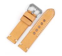EDVENA Cinturini Conciati Al Vegetale Accessori For Orologi Da 22 Mm Cinturino Da Uomo Cinturini For Orologi In Vera Pelle Bracciale Di Ricambio Compatibile Con Panerai
