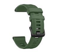 EDVENA Cinturino sportivo in silicone bicolore compatibile con Garmin Forerunner 965 955 Solar 945 935 745 cinturino di ricambio for cinturino da 22 mm(Army Green,For Forerunner 965)
